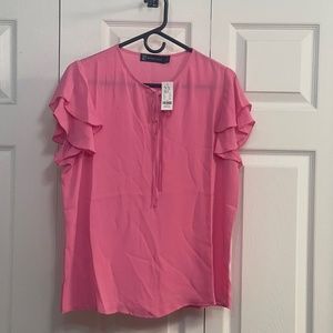 New York & Co. Spring Pink Top